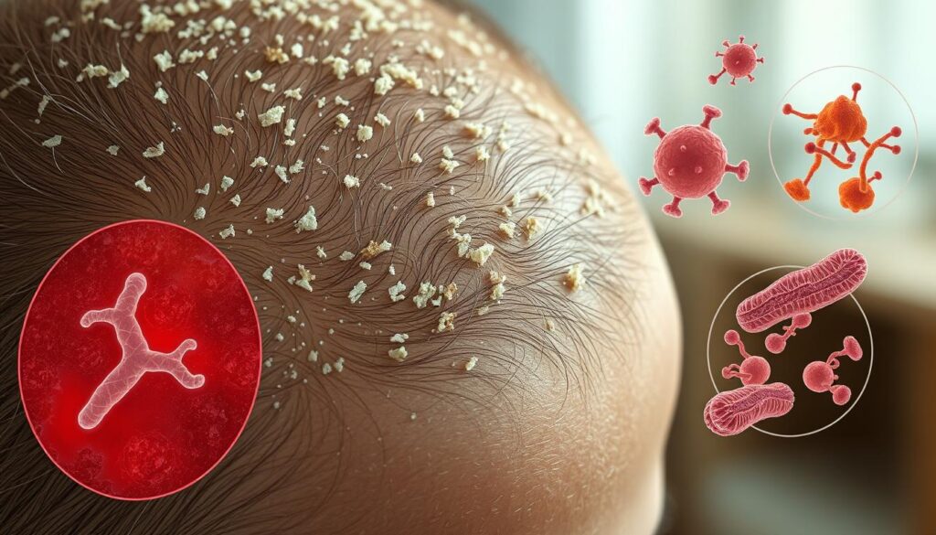 Causes of dandruff