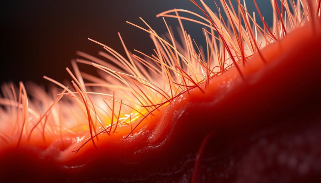 Minoxidil hair follicle stimulation
