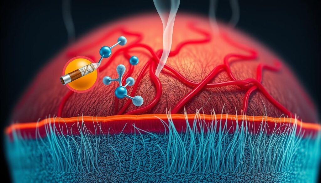 Smoking-induced hair loss mechanisms Smoking-induced hair loss mechanisms